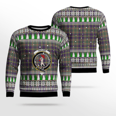 Clan Taylor Weathered Crest Tartan Christmas Ugly Sweater KP12 Taylor Weathered Crest Tartan Tartan Ugly Sweater