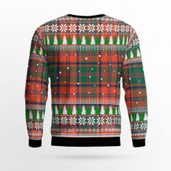 Clan Stewart of Appin Ancient Crest Tartan Christmas Ugly Sweater PW57 Stewart of Appin Ancient Crest Tartan Tartan Ugly Sweater