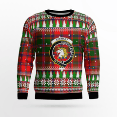 Clan Stewart of Appin Modern Crest Tartan Christmas Ugly Sweater WV95 Stewart of Appin Modern Crest Tartan Tartan Ugly Sweater