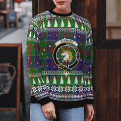 Clan Stewart of Appin Hunting Modern Crest Tartan Christmas Ugly Sweater HI19 Stewart of Appin Hunting Modern Crest Tartan Tartan Ugly Sweater