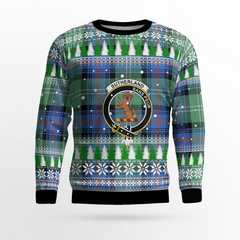 Clan Sutherland Old Ancient Crest Tartan Christmas Ugly Sweater LA88 Sutherland Old Ancient Crest Tartan Tartan Ugly Sweater