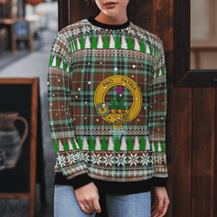 Clan Thomson Hunting Modern Crest Tartan Christmas Ugly Sweater LG64 Thomson Hunting Modern Crest Tartan Tartan Ugly Sweater