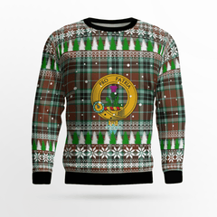 Clan Thomson Hunting Modern Crest Tartan Christmas Ugly Sweater LG64 Thomson Hunting Modern Crest Tartan Tartan Ugly Sweater