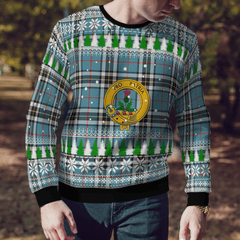 Clan Thomson Crest Tartan Christmas Ugly Sweater OC83 Thomson Crest Tartan Tartan Ugly Sweater