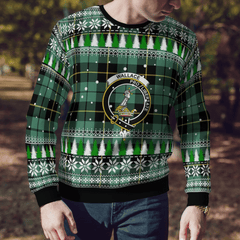 Clan Wallace Hunting Ancient Crest Tartan Christmas Ugly Sweater KG38 Wallace Hunting Ancient Crest Tartan Tartan Ugly Sweater
