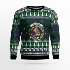 Clan Walker Hunting Modern Crest Tartan Christmas Ugly Sweater DR49 Walker Hunting Modern Crest Tartan Tartan Ugly Sweater