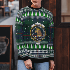 Clan Walker Hunting Modern Crest Tartan Christmas Ugly Sweater DR49 Walker Hunting Modern Crest Tartan Tartan Ugly Sweater