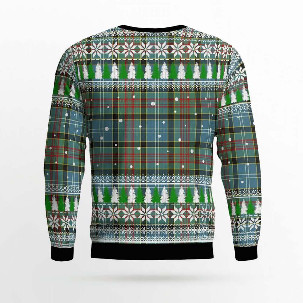 Clan Walkinshaw Crest Tartan Christmas Ugly Sweater GC80 Walkinshaw Crest Tartan Tartan Ugly Sweater