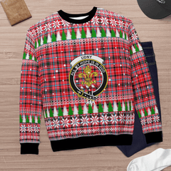 Clan Udny Crest Tartan Christmas Ugly Sweater EK19 Udny Crest Tartan Tartan Ugly Sweater