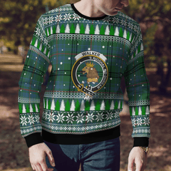 Clan Walker Hunting Ancient Crest Tartan Christmas Ugly Sweater MF90 Walker Hunting Ancient Crest Tartan Tartan Ugly Sweater