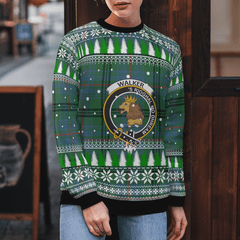 Clan Walker Hunting Ancient Crest Tartan Christmas Ugly Sweater MF90 Walker Hunting Ancient Crest Tartan Tartan Ugly Sweater