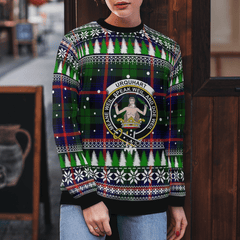 Clan Urquhart Modern Crest Tartan Christmas Ugly Sweater GF27 Urquhart Modern Crest Tartan Tartan Ugly Sweater