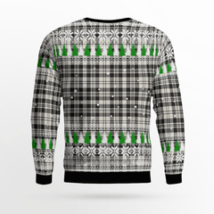 Clan Scott Black & White Ancient Crest Tartan Christmas Ugly Sweater VQ29 Scott Black & White Ancient Crest Tartan Tartan Ugly Sweater