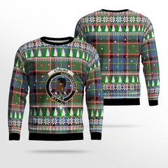 Clan Stirling (of Keir) Crest Tartan Christmas Ugly Sweater HF51 Stirling (of Keir) Crest Tartan Tartan Ugly Sweater