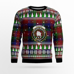 Clan Tennant Crest Tartan Christmas Ugly Sweater EU32 Tennant Crest Tartan Tartan Ugly Sweater