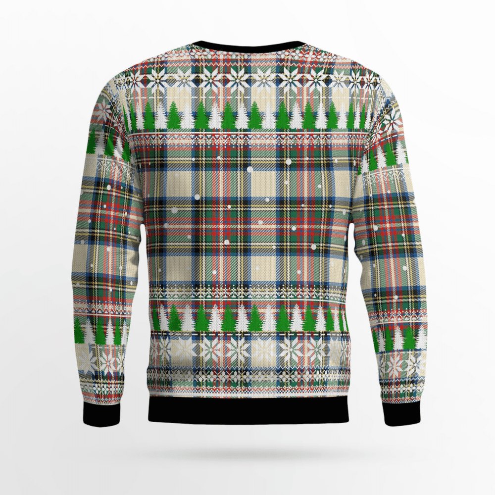 Clan Stewart Dress Ancient Crest Tartan Christmas Ugly Sweater XE17 Stewart Dress Ancient Crest Tartan Tartan Ugly Sweater