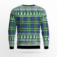 Clan Haliburton Crest Tartan Christmas Ugly Sweater ST52 Haliburton Crest Tartan Tartan Ugly Sweater