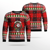 Clan Wemyss Modern Crest Tartan Christmas Ugly Sweater LE63 Wemyss Modern Crest Tartan Tartan Ugly Sweater