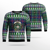 Clan Wood Modern Crest Tartan Christmas Ugly Sweater HP76 Wood Modern Crest Tartan Tartan Ugly Sweater