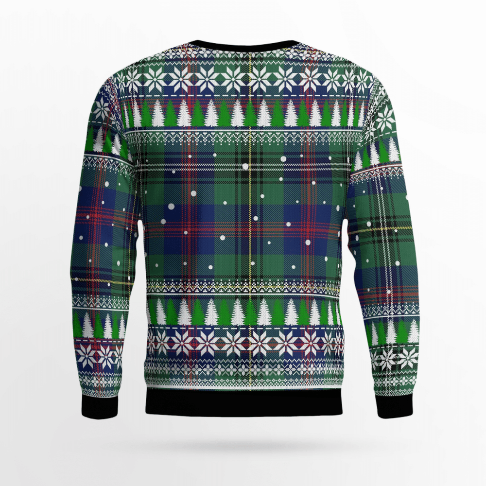 Clan Wood Modern Crest Tartan Christmas Ugly Sweater HP76 Wood Modern Crest Tartan Tartan Ugly Sweater