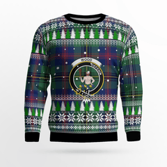 Clan Wood Modern Crest Tartan Christmas Ugly Sweater HP76 Wood Modern Crest Tartan Tartan Ugly Sweater