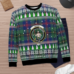 Clan Wood Modern Crest Tartan Christmas Ugly Sweater HP76 Wood Modern Crest Tartan Tartan Ugly Sweater
