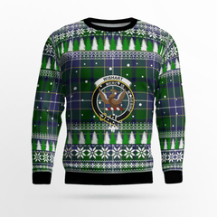 Clan Wishart Hunting Crest Tartan Christmas Ugly Sweater TA75 Wishart Hunting Crest Tartan Tartan Ugly Sweater