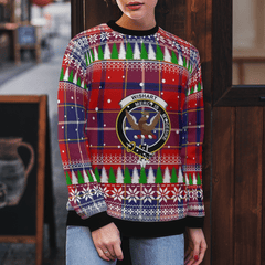 Clan Wishart Dress Crest Tartan Christmas Ugly Sweater MM62 Wishart Dress Crest Tartan Tartan Ugly Sweater
