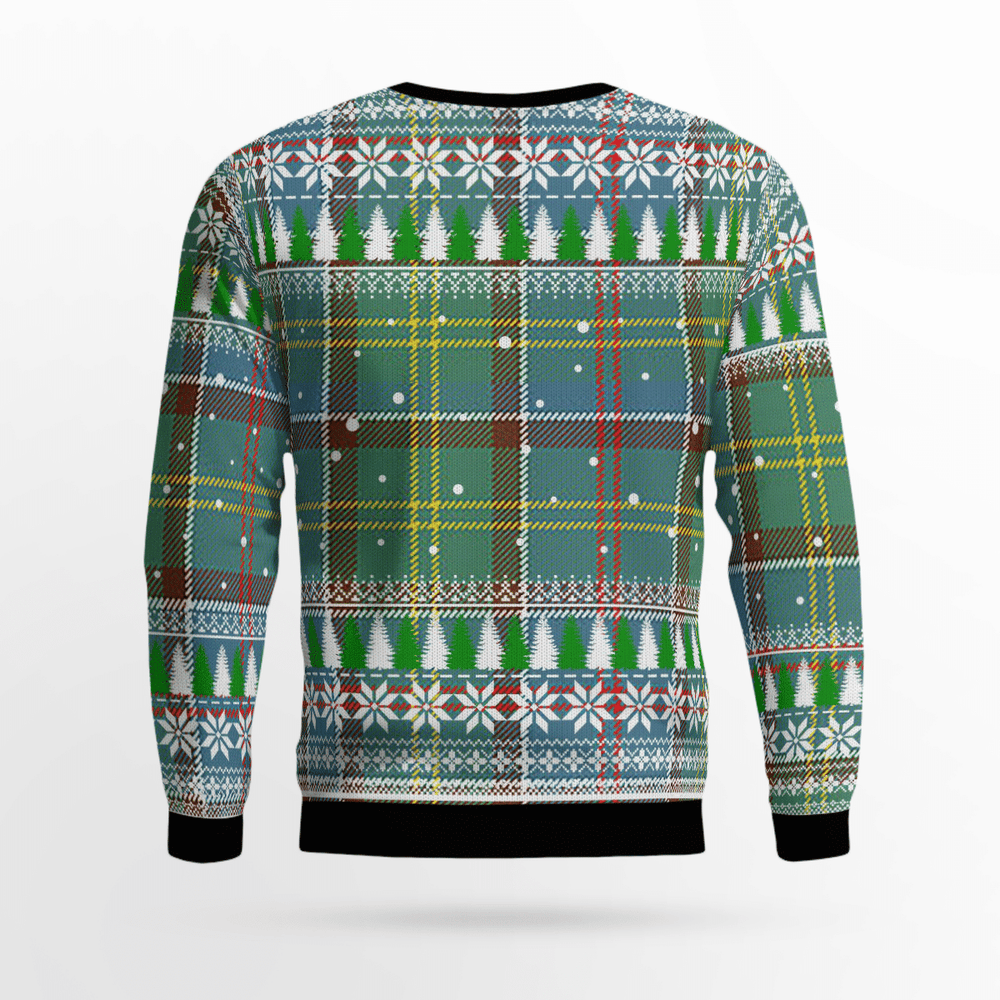 Clan Whitelaw Crest Tartan Christmas Ugly Sweater SQ13 Whitelaw Crest Tartan Tartan Ugly Sweater