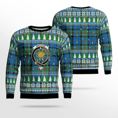 Clan MacLeod of Harris Ancient Crest Tartan Christmas Ugly Sweater JI49 MacLeod of Harris Ancient Crest Tartan Tartan Ugly Sweater