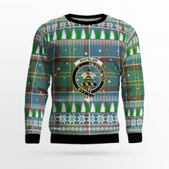 Clan Whitelaw Crest Tartan Christmas Ugly Sweater SQ13 Whitelaw Crest Tartan Tartan Ugly Sweater