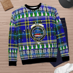 Clan Weir Modern Crest Tartan Christmas Ugly Sweater IT85 Weir Modern Crest Tartan Tartan Ugly Sweater