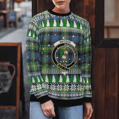 Clan Watson Ancient Crest Tartan Christmas Ugly Sweater MW37 Watson Ancient Crest Tartan Tartan Ugly Sweater