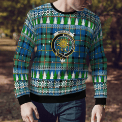 Clan MacLeod of Harris Ancient Crest Tartan Christmas Ugly Sweater JI49 MacLeod of Harris Ancient Crest Tartan Tartan Ugly Sweater