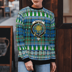 Clan MacLeod of Harris Ancient Crest Tartan Christmas Ugly Sweater JI49 MacLeod of Harris Ancient Crest Tartan Tartan Ugly Sweater
