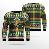 Clan MacMillan Old Modern Crest Tartan Christmas Ugly Sweater QV66 MacMillan Old Modern Crest Tartan Tartan Ugly Sweater