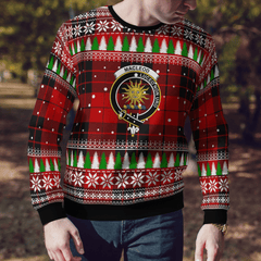 Clan MacLeod of Raasay Crest Tartan Christmas Ugly Sweater DY63 MacLeod of Raasay Crest Tartan Tartan Ugly Sweater