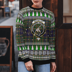 Clan MacMillan Hunting Modern Crest Tartan Christmas Ugly Sweater MJ95 MacMillan Hunting Modern Crest Tartan Tartan Ugly Sweater