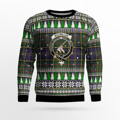 Clan MacMillan Hunting Modern Crest Tartan Christmas Ugly Sweater MJ95 MacMillan Hunting Modern Crest Tartan Tartan Ugly Sweater