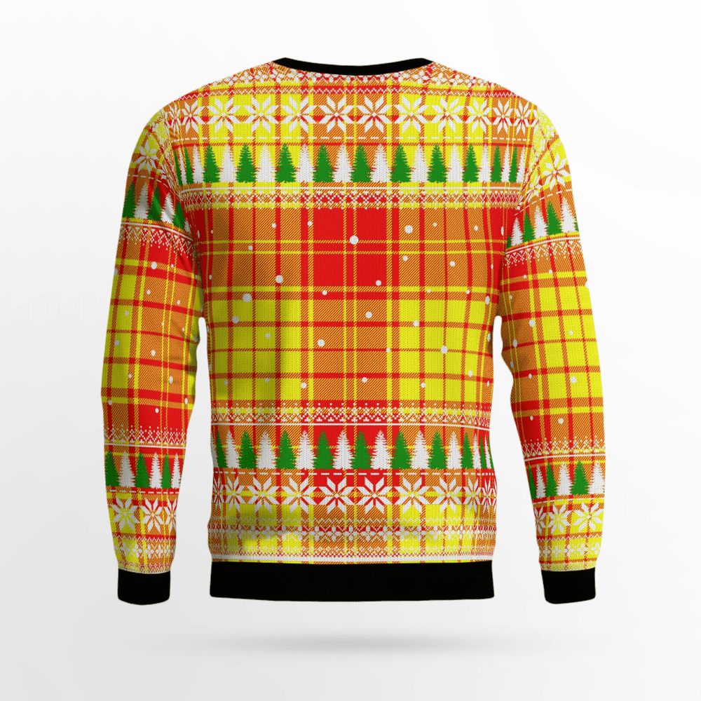 Clan MacMillan Crest Tartan Christmas Ugly Sweater JV59 MacMillan Crest Tartan Tartan Ugly Sweater