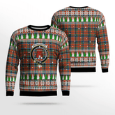 Clan MacNaughton Ancient Crest Tartan Christmas Ugly Sweater BM36 MacNaughton Ancient Crest Tartan Tartan Ugly Sweater