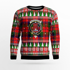 Clan MacNaughton Modern Crest Tartan Christmas Ugly Sweater XT40 MacNaughton Modern Crest Tartan Tartan Ugly Sweater