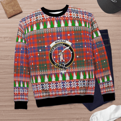 Clan MacRae Ancient Crest Tartan Christmas Ugly Sweater XP76 MacRae Ancient Crest Tartan Tartan Ugly Sweater