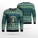 Clan Malcolm Ancient Crest Tartan Christmas Ugly Sweater EE55 Malcolm Ancient Crest Tartan Tartan Ugly Sweater