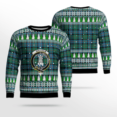 Clan Malcolm Ancient Crest Tartan Christmas Ugly Sweater EE55 Malcolm Ancient Crest Tartan Tartan Ugly Sweater