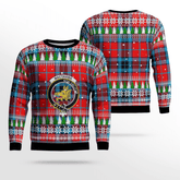 Clan MacTavish Modern Crest Tartan Christmas Ugly Sweater KT52 MacTavish Modern Crest Tartan Tartan Ugly Sweater
