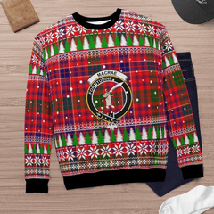 Clan MacRae Modern Crest Tartan Christmas Ugly Sweater GD37 MacRae Modern Crest Tartan Tartan Ugly Sweater