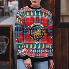 Clan MacTavish Modern Crest Tartan Christmas Ugly Sweater KT52 MacTavish Modern Crest Tartan Tartan Ugly Sweater