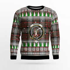 Clan MacRae Hunting Weathered Crest Tartan Christmas Ugly Sweater CL51 MacRae Hunting Weathered Crest Tartan Tartan Ugly Sweater