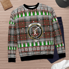 Clan MacRae Hunting Weathered Crest Tartan Christmas Ugly Sweater CL51 MacRae Hunting Weathered Crest Tartan Tartan Ugly Sweater